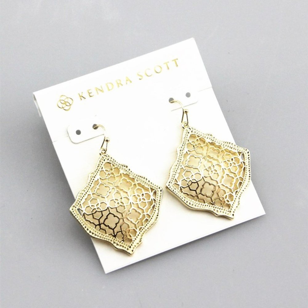 Kendra Scott Kirsten filigree drop earrings